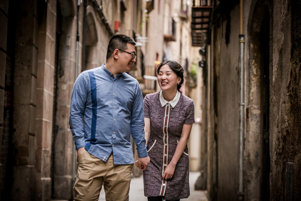 chinese engagement barcelona, pre wedding barcelona, preboda barcelona, japanese engagement barcelona, engagement barcelona, barcelona prewedding, love session barcelona