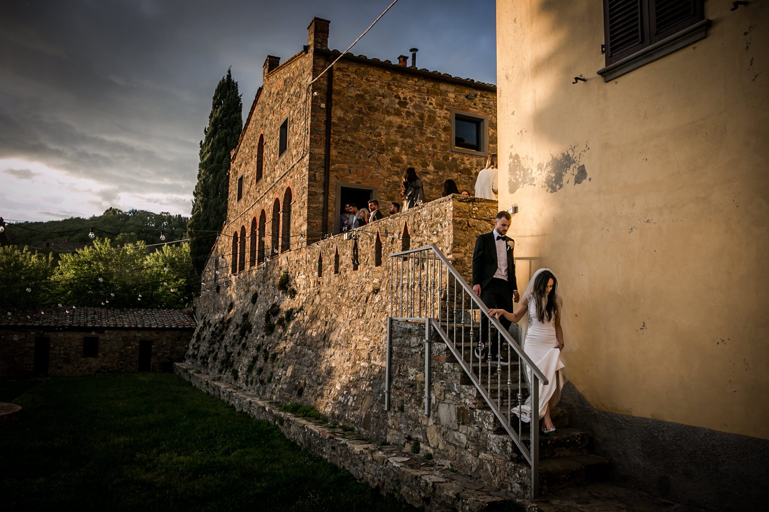 bride and groom tuscany wedding