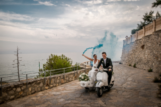 Xalet del Nin073 bride and groom entrance